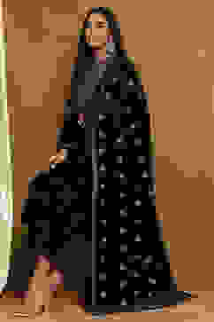 Navy Polyester Straight Suit Set image number 0