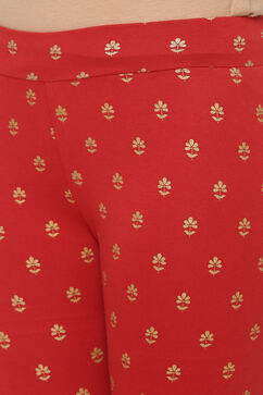 Terracotta Cotton Leggings image number 1