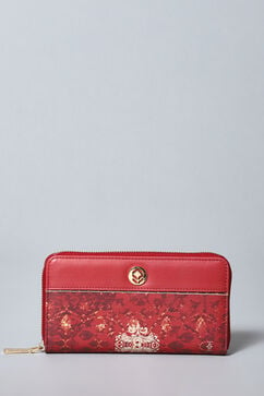 Red Pu Leather Wallet image number 1