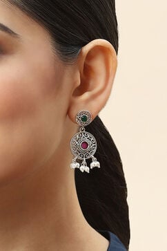 Pink 925 Sterling Silver Earrings image number 1