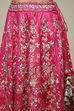 Fuchsia Viscose Embroidered Lehenga Set image number 2