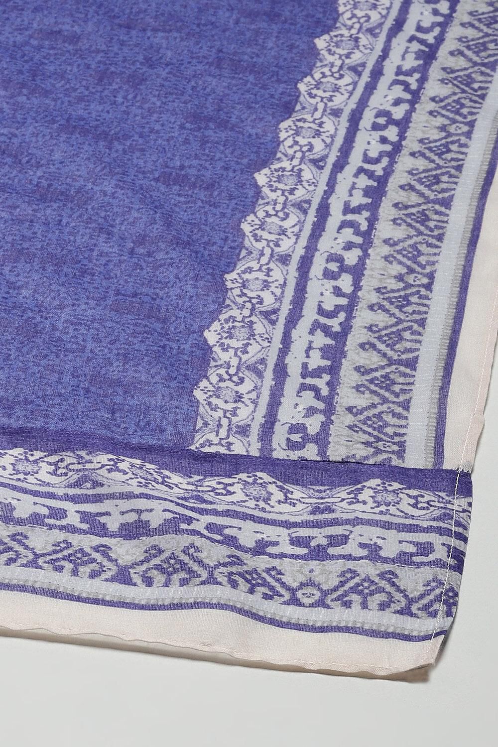 Red Cambric Kalidar Printed Kurta Palazzo Suit Set image number 3