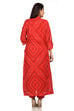 Red Cotton Straight Toga Kurta image number 5