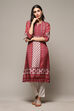 Green Viscose A-Line Printed Kurta image number 5