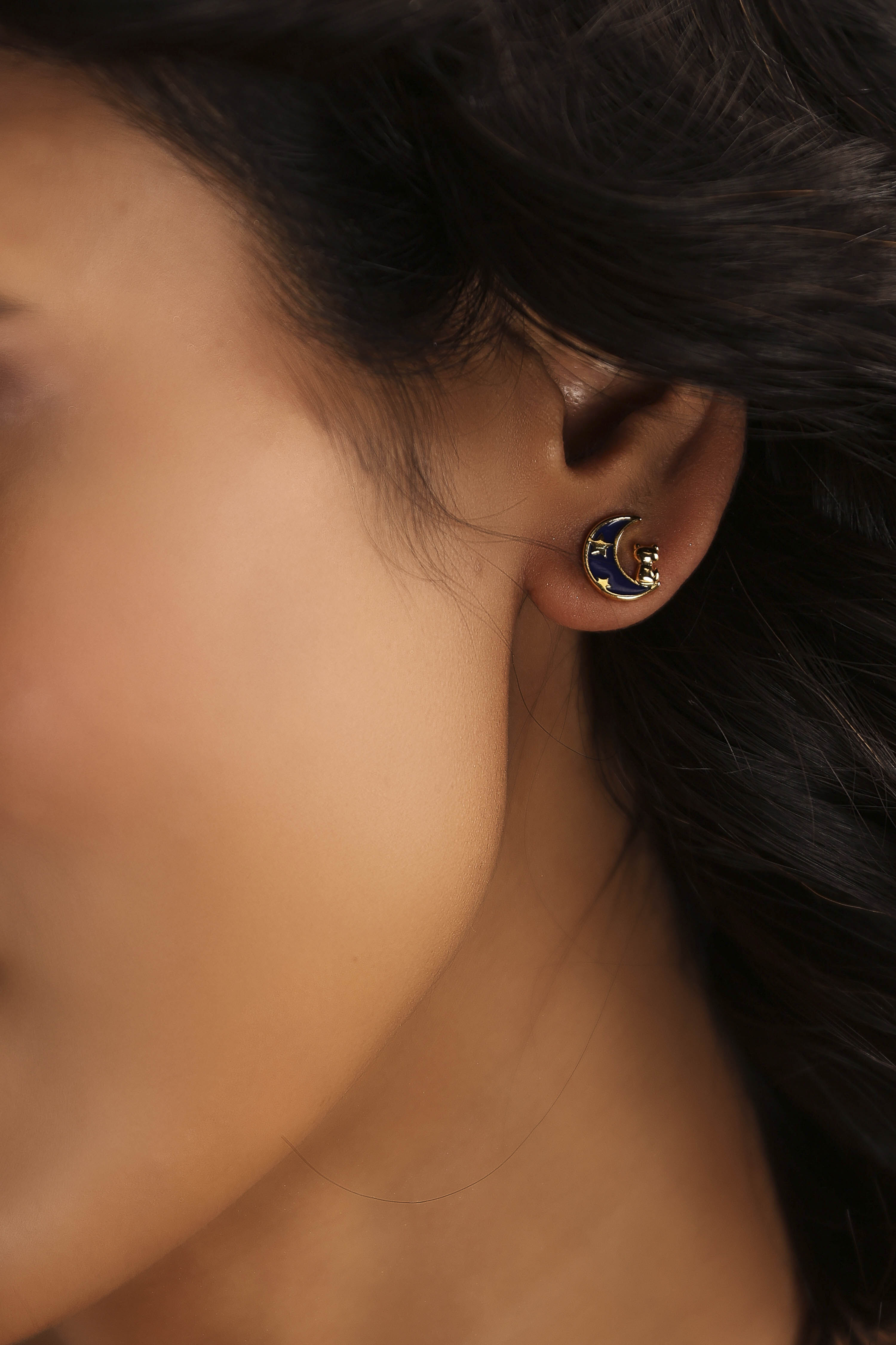 Blue Brass Studs image number 1