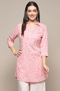 Pink Rayon Straight Kurta image number 5