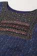 Blue Modal Digital Print Unstitched Suit Set image number 2