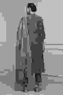 Grey Cotton Blend Woven Unstitched Suit Set image number 5