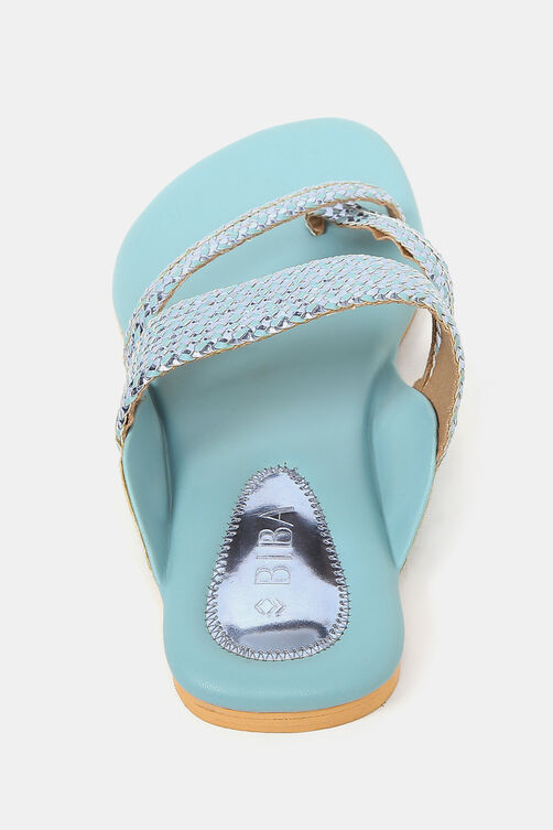 Light Blue Synthetic Flats image number 3