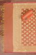 Pink Cotton Printed Embroidered Unstitched Suit Set image number 3