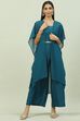 Teal LIVA Straight 2 Piece Set image number 6