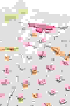 Ivory Rayon Printed Sleepwear image number 1