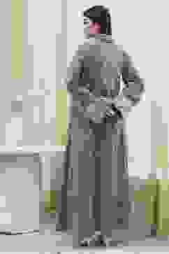 Blue & White Jalabiya Kaftan image number 3