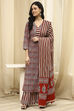 Green Cotton Floral Printed Unstitched Suit Set image number 7