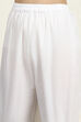 White and Blue Cotton Digital Print Unstitched Suit Set image number 3