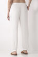 White Viscose Lycra Harem Pants image number 5