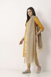 Gold Art Silk Dupatta image number 3