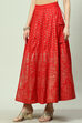 Red Art Silk Skirt image number 0