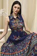 Indigo Cotton Tiered Dress image number 6