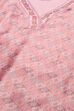 Pink Cotton Digital Print Unstitched Suit Set image number 2
