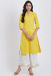 Red Cotton Straight Solid Kurta image number 0