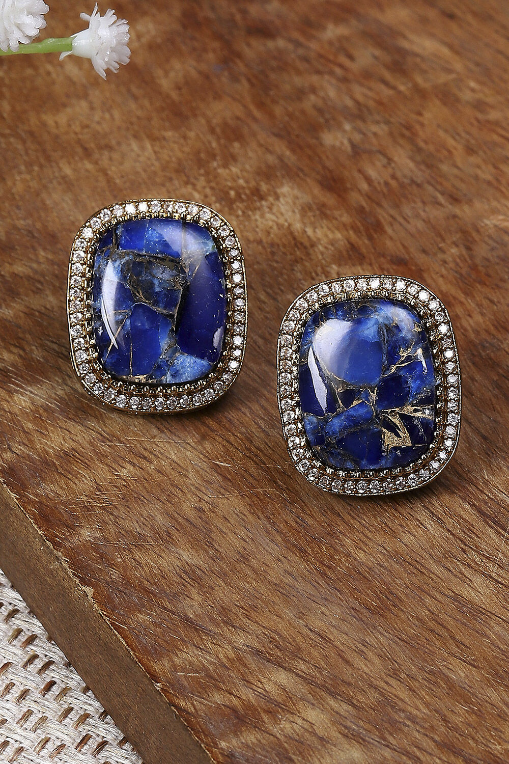 Blue Brass Studs image number 0