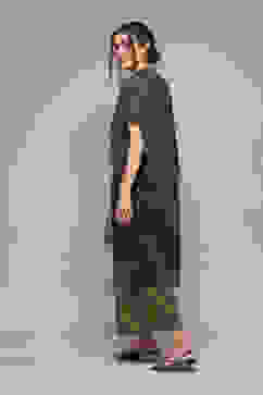 Forest Green Rayon Straight Printed Jumpsuit image number 4