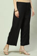 Black Rayon Pants image number 3