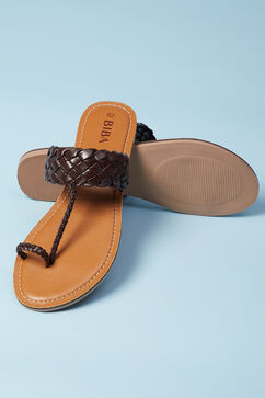 Tan Toe Ring Sandals image number 3