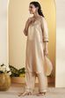 Sky Blue Viscose Rayon Straight Kurta Pants Set image number 3