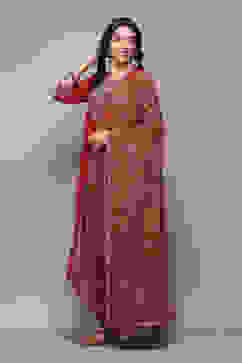 Red Rayon Straight Kurta Salwar Suit Set image number 4