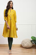 Camel Cotton Blend Solid Churidar image number 0