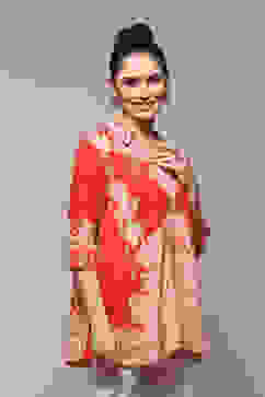 Red Rayon Straight Printed Shirt image number 3