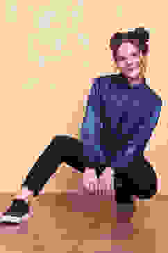 Blue Viscose Blend Shirt Set image number 0