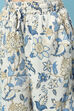 Off White & Blue Rayon Printed Sleepwear image number 2