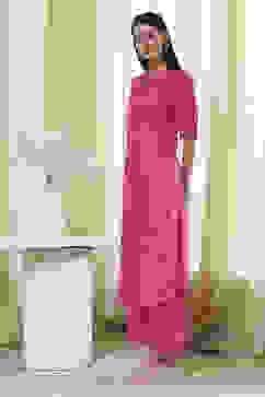 Blush Pink Straight Kurta Set image number 3