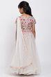 White Floral Lehenga Set image number 5
