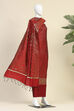 Rama Green Silk Unstitched Suit Set image number 4