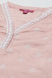 Pink Cotton Blend A-Line Kurta Sharara Suit Set image number 1