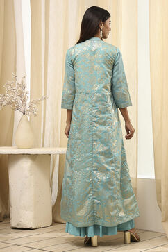 Turquoise Polyester  Dress image number 5