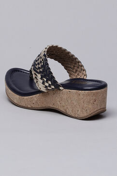 Blue Synthetic Formal Platform Heel image number 4