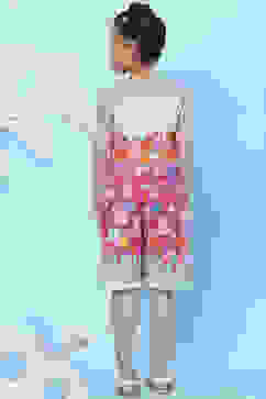 Purple Cotton Straight Jumpsuit image number 4