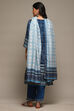 Earthy Green Viscose Straight Kurta Pants Suit Set image number 4