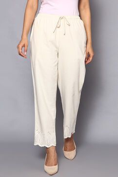 Natural Cotton Ankle Length Pants image number 0