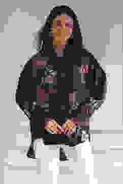 Brown Cotton Floral Printed Shirt image number 5