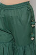 Green Poly Metallic Sharara Kurta Garara Suit Set image number 3