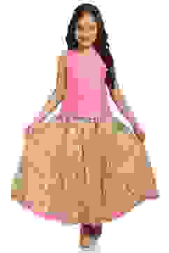 Multicolor Cotton Straight Kurta Skirt Suit Set image number 3