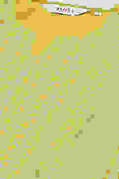 Lime Green Cotton Blend Layered Kurta Churidar Suit Set image number 1