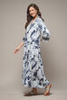 Navy Rayon Printed Nightwear image number 3