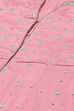Pink Cotton Blend Anarkali Embroidered Kurta Suit Set image number 1